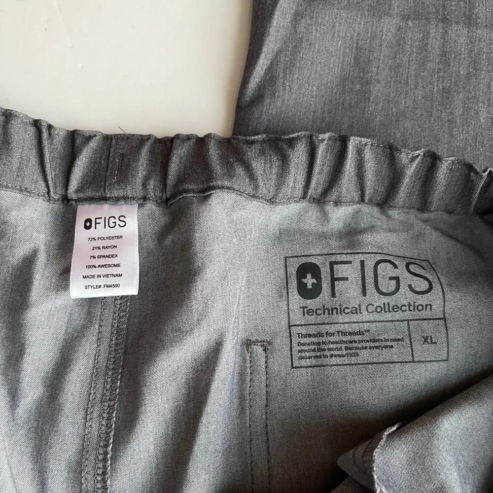 FIGS Men's Pisco Basic Scrub Pants Graphite XL